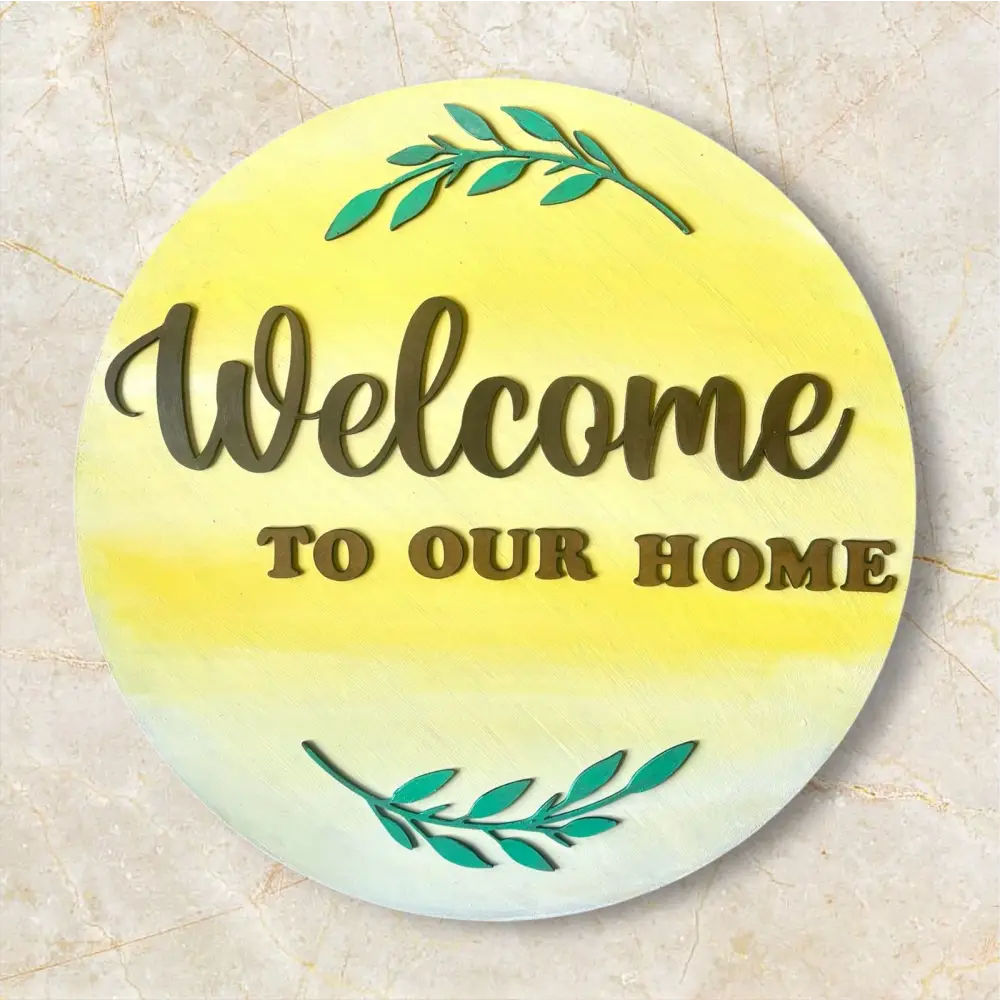 Welcome Nameplate - nameplate