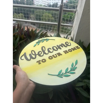 Welcome Nameplate - nameplate