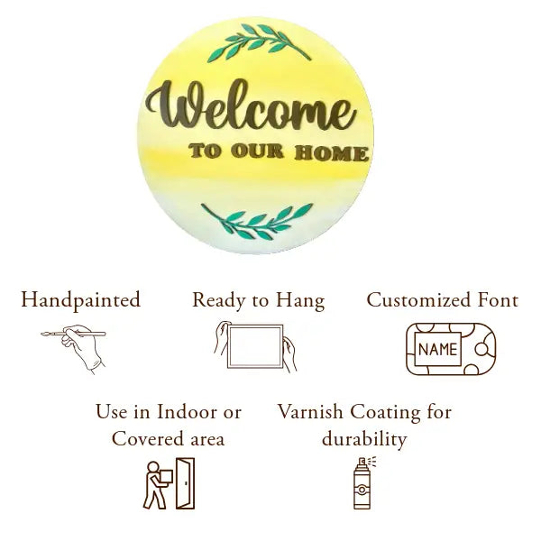 Welcome Nameplate - nameplate