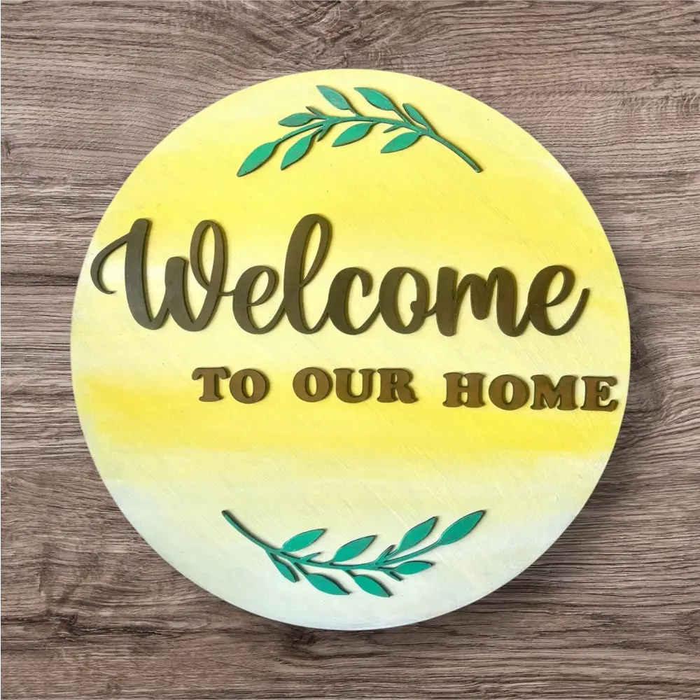 Welcome Nameplate - nameplate