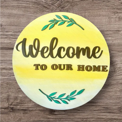 Welcome Nameplate - nameplate