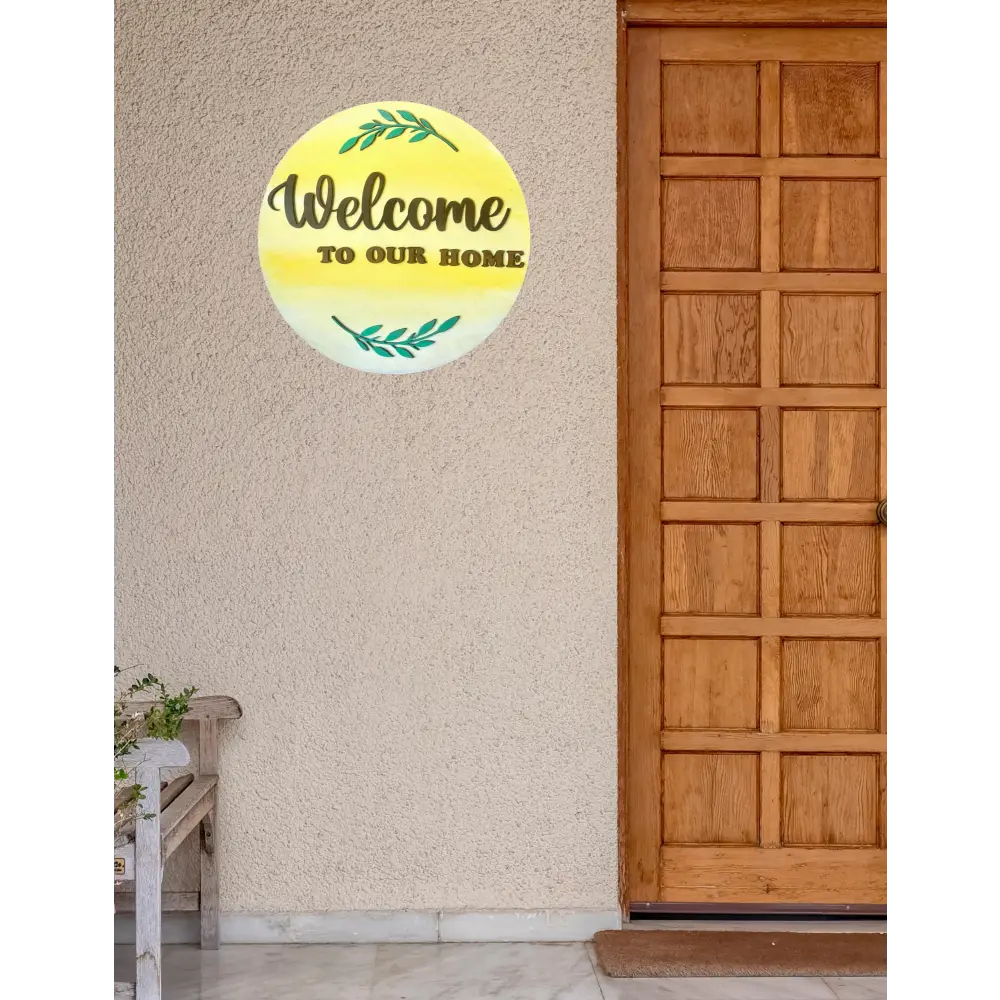 Welcome Nameplate - nameplate