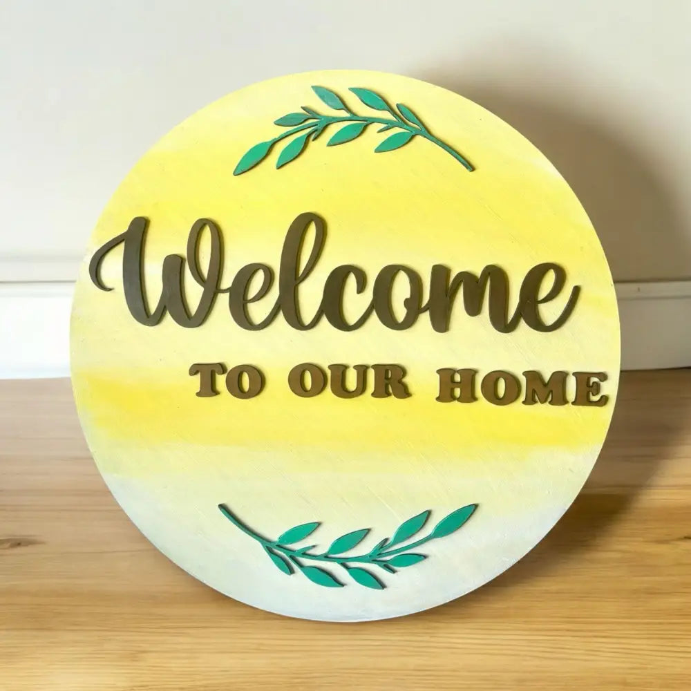 Welcome Nameplate - nameplate