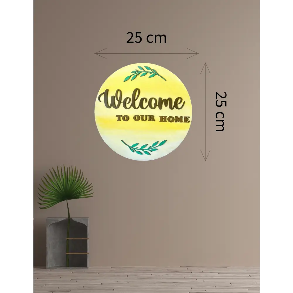 Welcome Nameplate - nameplate