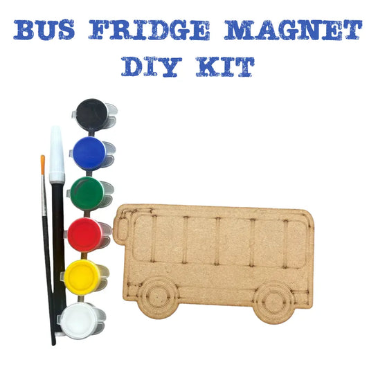 Wheels on the Bus Fridge Magnet DIY Kit| Paint Your Own Fridge Magnet | SPLASH DIY by Splash Arts - Fridge